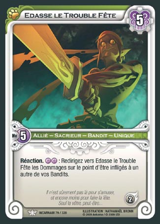 Carte Wakfu - Edasse le Trouble Fête - Incarnam 079/320