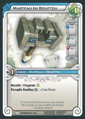 Carte Wakfu - Marteau du Bouftou - Incarnam 293/320