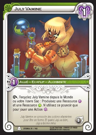 Carte Wakfu - July Vamine - Otomaï 031/162