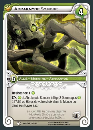 Carte Wakfu - Abraknyde Sombre - Amakna 019/162