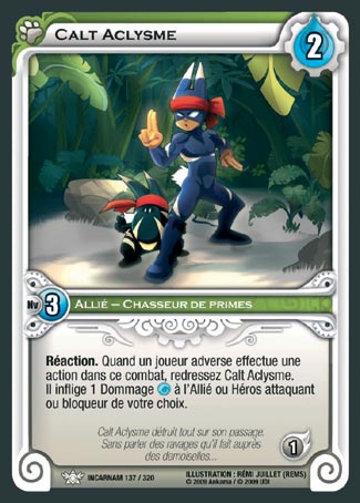 Carte Wakfu - Calt Aclysme - Incarnam 137/320