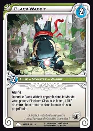 Carte Wakfu - Black Wabbit - Astrub 063/162