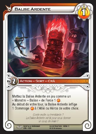 Carte Wakfu - Balise Ardente - Bonta & Brâkmar 208/320