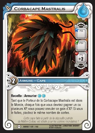 Carte Wakfu - Corbacape Mastralis - Chaos d'Ogrest 137/162