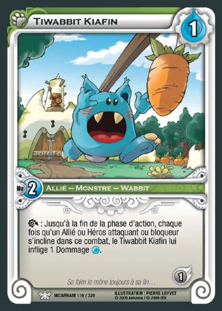 Carte Wakfu - Tiwabbit Kiafin - Incarnam 116/320