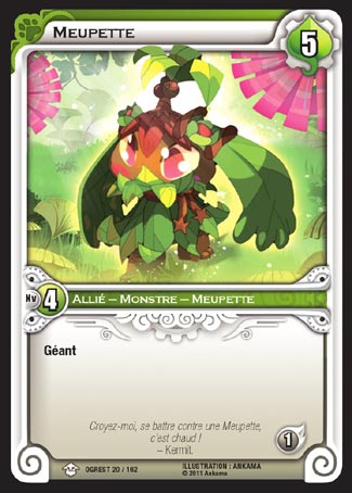 Carte Wakfu - Meupette - Chaos d'Ogrest 020/162