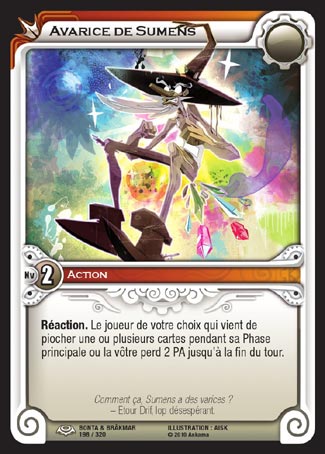 Carte Wakfu - Avarice de Sumens - Bonta & Brâkmar 198/320