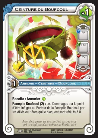 Carte Wakfu - Ceinture du Boufcoul - Bonta & Brâkmar 261/320