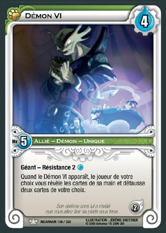 Carte Wakfu - Démon VI - Incarnam 138/320