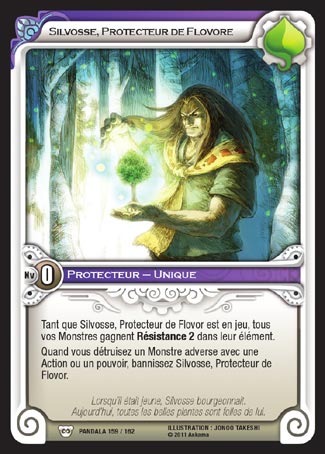 Carte Wakfu - Silvosse, Protecteur de Flovore - Pandala 159/162