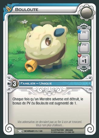 Carte Wakfu - Bouloute - Incarnam 315/320