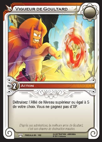 Carte Wakfu - Vigueur de Goultard - Pandala 099/162