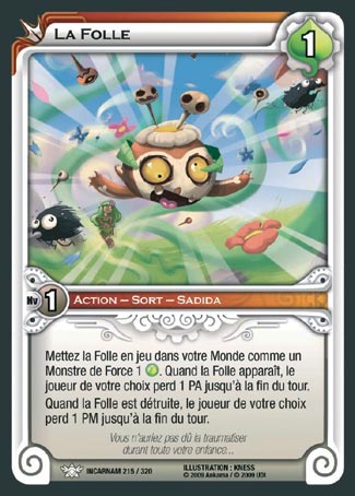 Carte Wakfu - La Folle - Incarnam 215/320