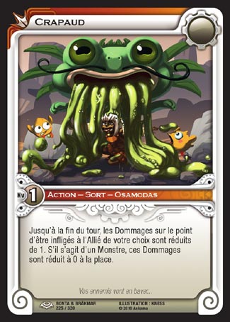 Carte Wakfu - Crapaud - Bonta & Brâkmar 225/320