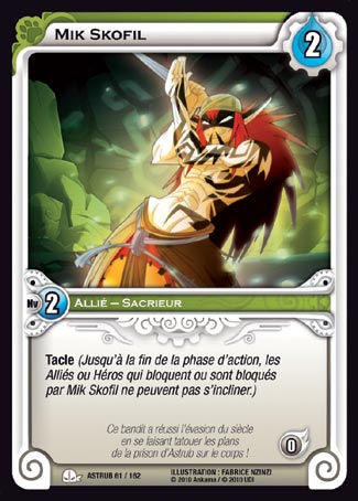 Carte Wakfu - Mik Skofil - Astrub 061/162