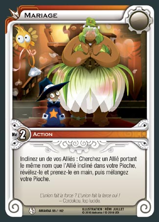 Carte Wakfu - Mariage - Amakna 088/162