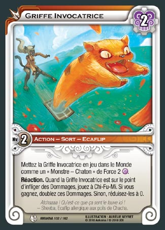 Carte Wakfu - Griffe Invocatrice - Amakna 102/162