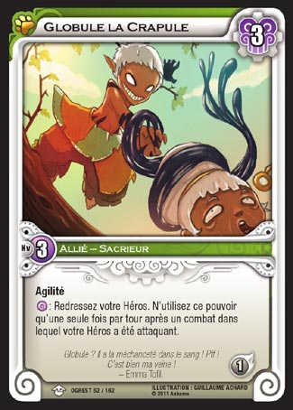 Carte Wakfu - Globule la Crapule - Chaos d'Ogrest 052/162