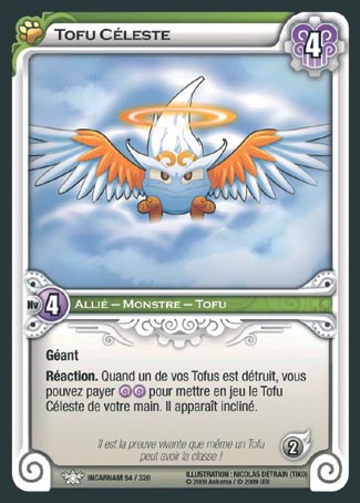 Carte Wakfu - Tofu Céleste - Incarnam 054/320