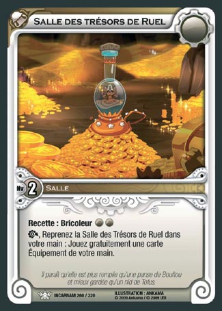Carte Wakfu - Salle des Trésors de Ruel - Incarnam 260/320