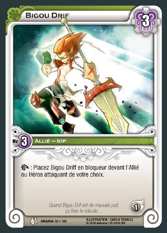 Carte Wakfu - Bigou Drif - Amakna 032/162