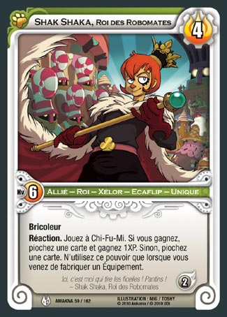 Carte Wakfu - Shak Shaka, Roi des Robomates - Amakna 059/162