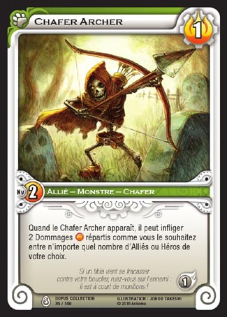 Carte Wakfu - Chafer Archer - Dofus Collection 035/100
