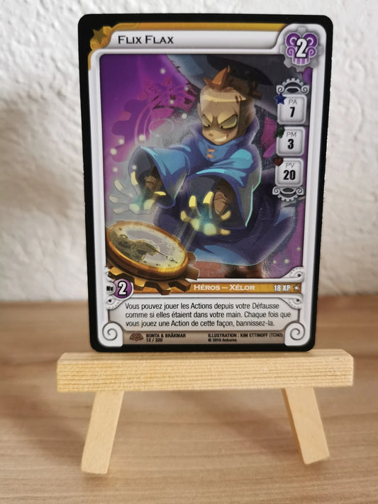 Carte Wakfu - Promo - Flix Flax - EA - FOIL Avenue des Collectionneurs