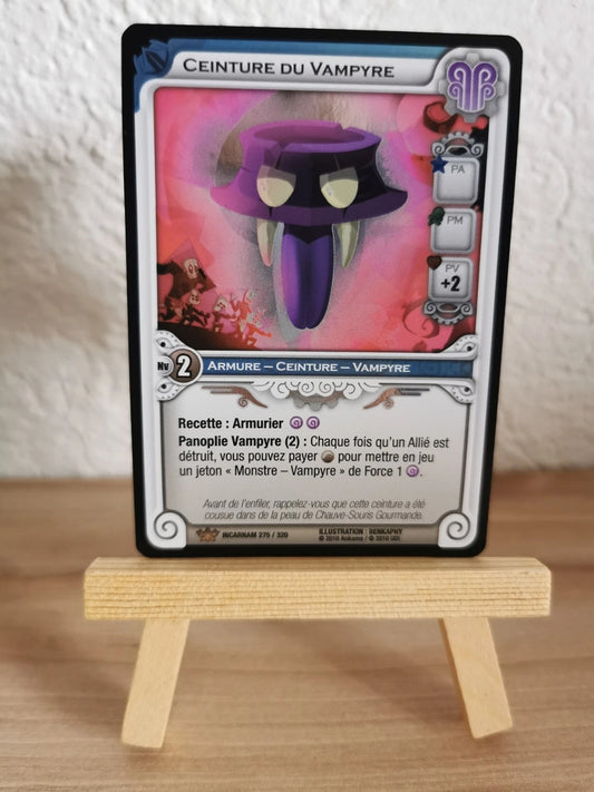 Carte Wakfu Promo Ceinture du Vampyre FOIL Avenue des Collectionneurs