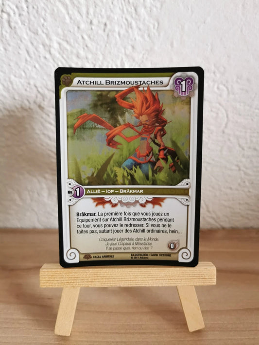 Carte Wakfu Promo Atchill Brizmoustaches Exclu Arbitres FOIL Avenue des Collectionneurs