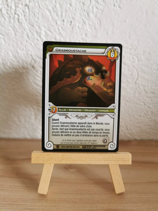 Carte Wakfu Promo Grasmoustache Exclu Arbitres CDF 2012 FOIL Avenue des Collectionneurs