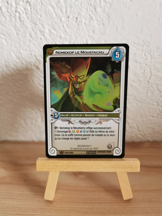 Carte Wakfu Promo - Nomekop Le Moustachu - Exclu Devs Avenue des Collectionneurs