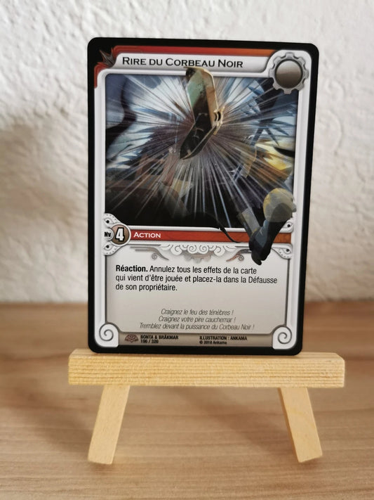 Carte Wakfu Promo Rire Du Corbeau Noir FOIL Avenue des Collectionneurs